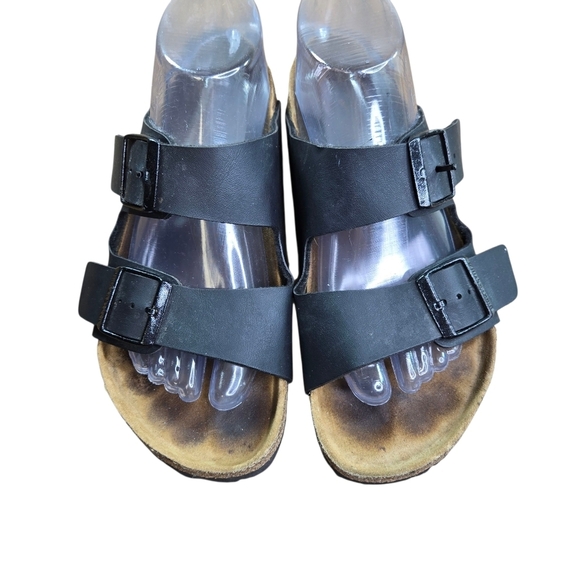 Birkenstock Arizona Double Strap Black Sandals - Picture 2 of 14